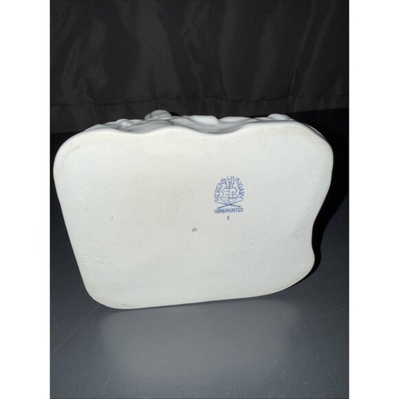 HEREND Peasant Girl With Geese Green Dress 8" Tall Porcelain - Picture 10 of 11